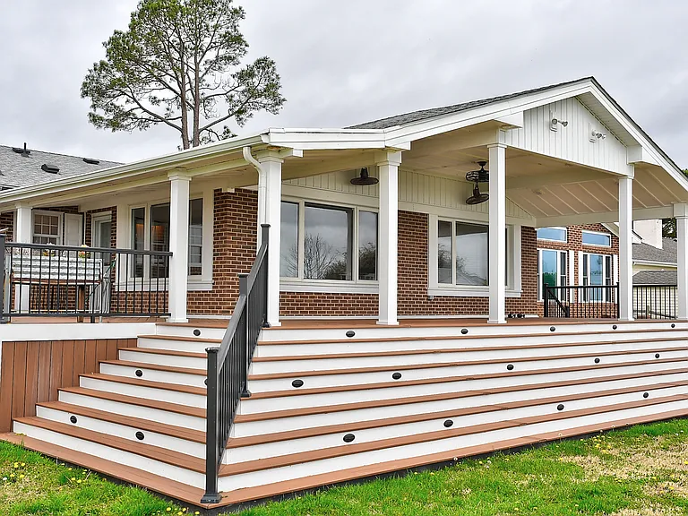 Covered Back Deck