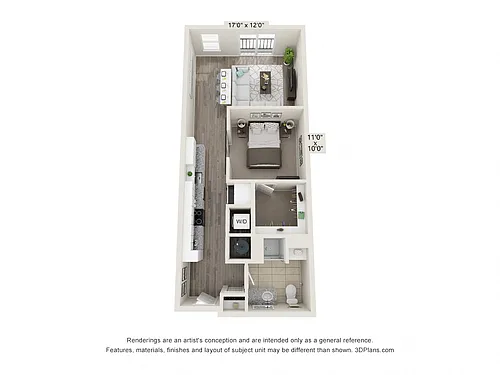 Floor plan Pixie