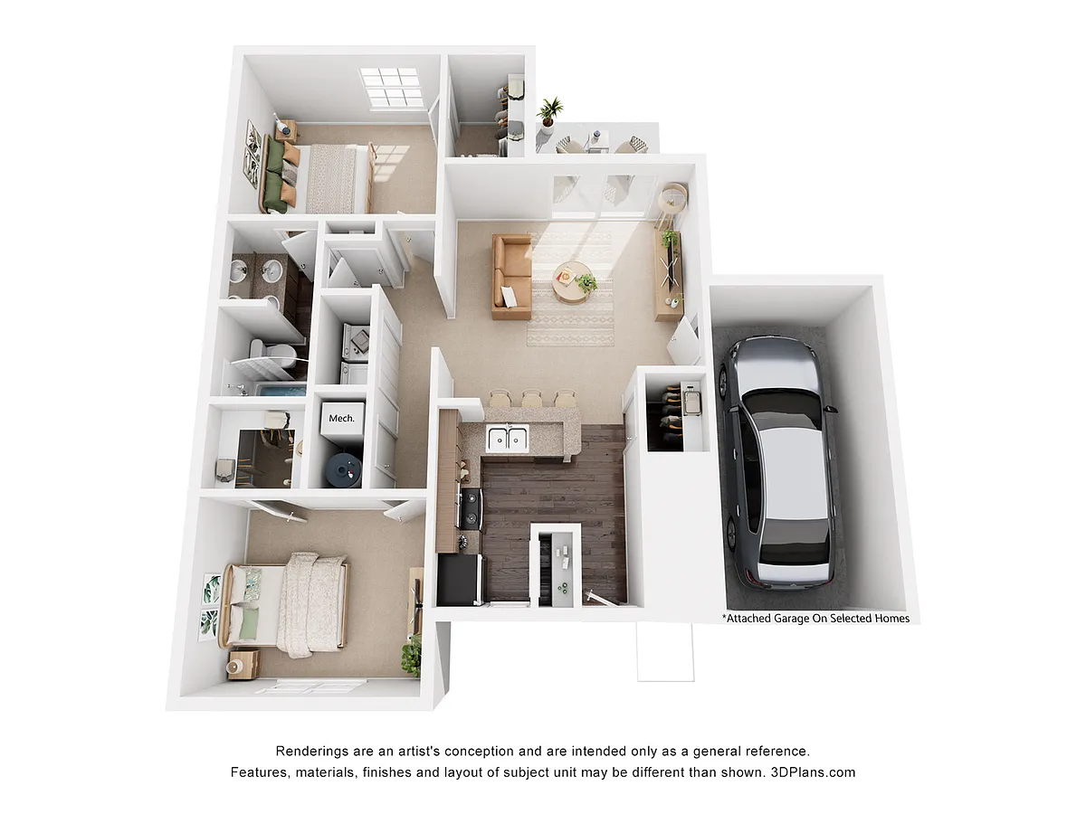 Floor plan The Cottage (Garden)