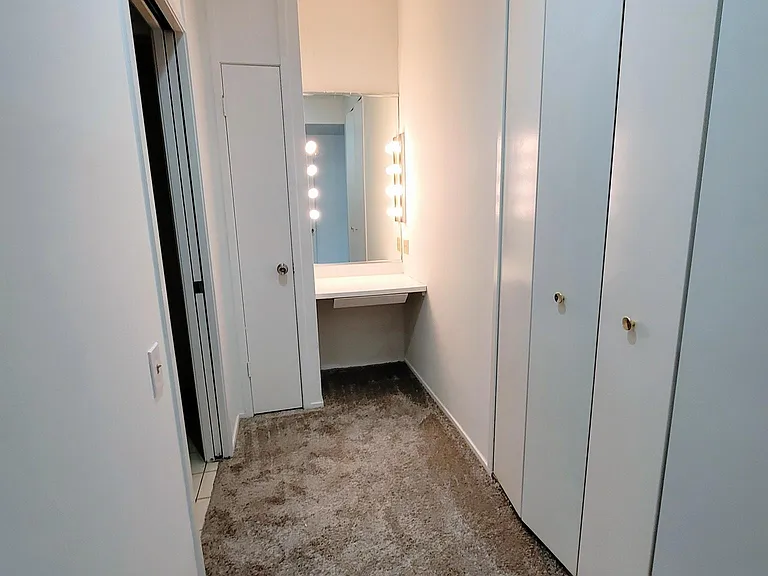 Dressing area off master bedroom