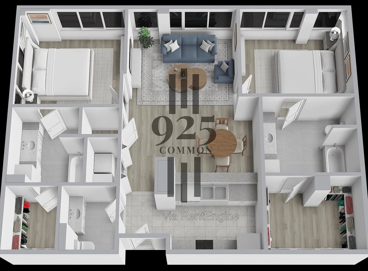 2 bed, 2.5 bath, 1066 sqft, $2,300 — Photo 1