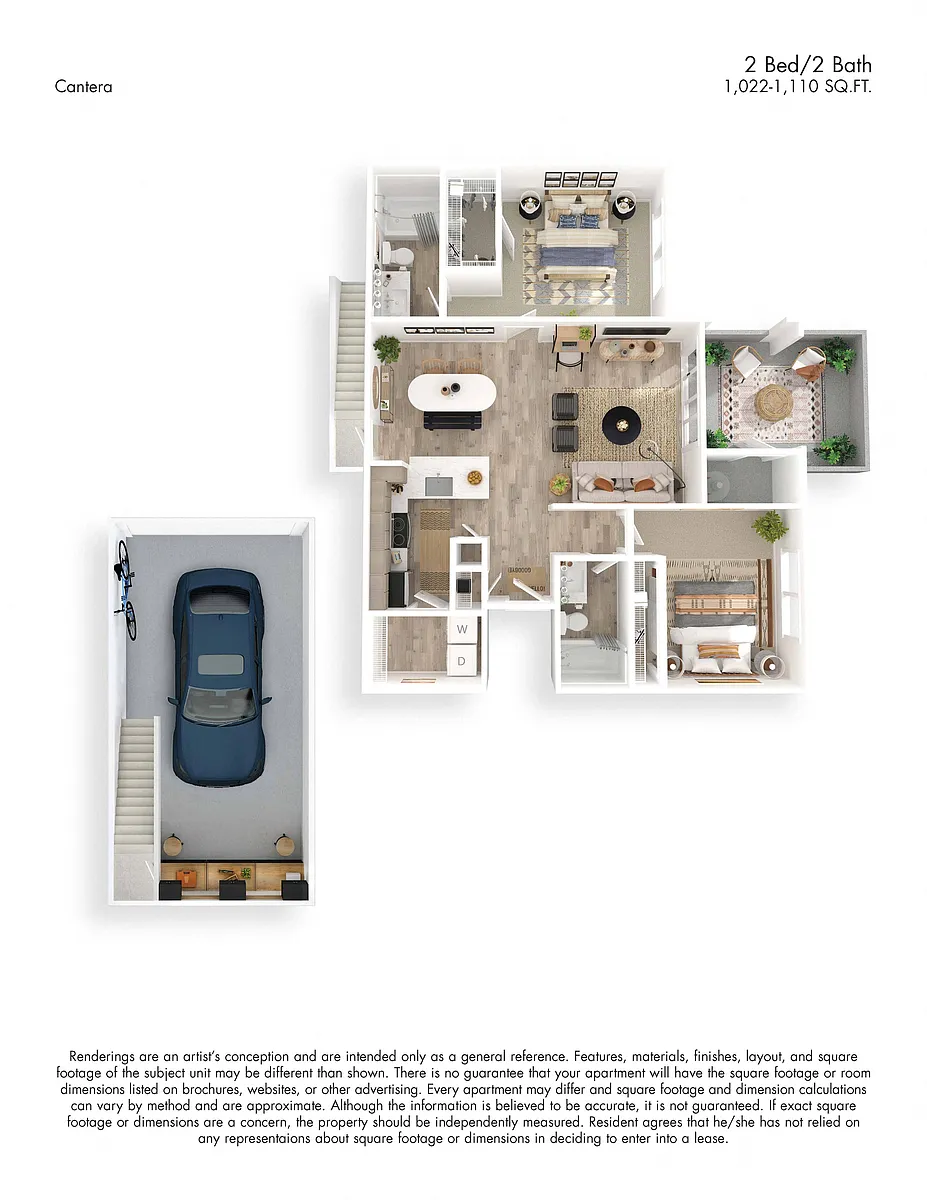 Floor plan B2 Garage
