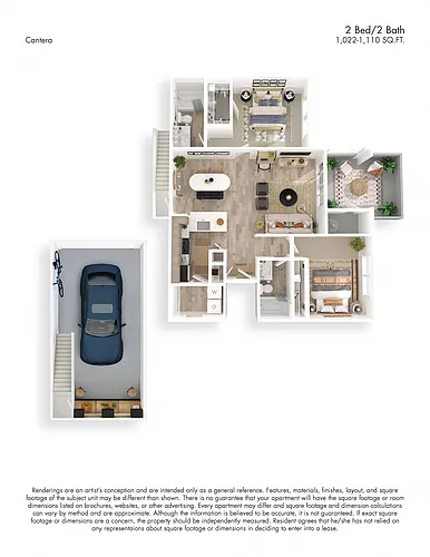 Floor plan B2 Garage