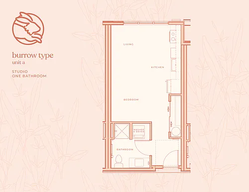 Floor plan Studio A