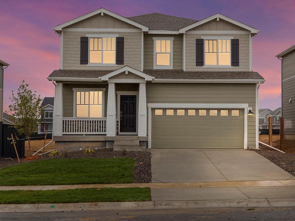 The Juniper floorplan image taken at a Meritage Homes community in Greeley, CO