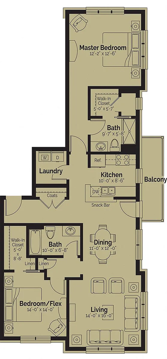 Floor plan Wilcox