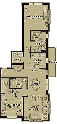 Floor plan Wilcox