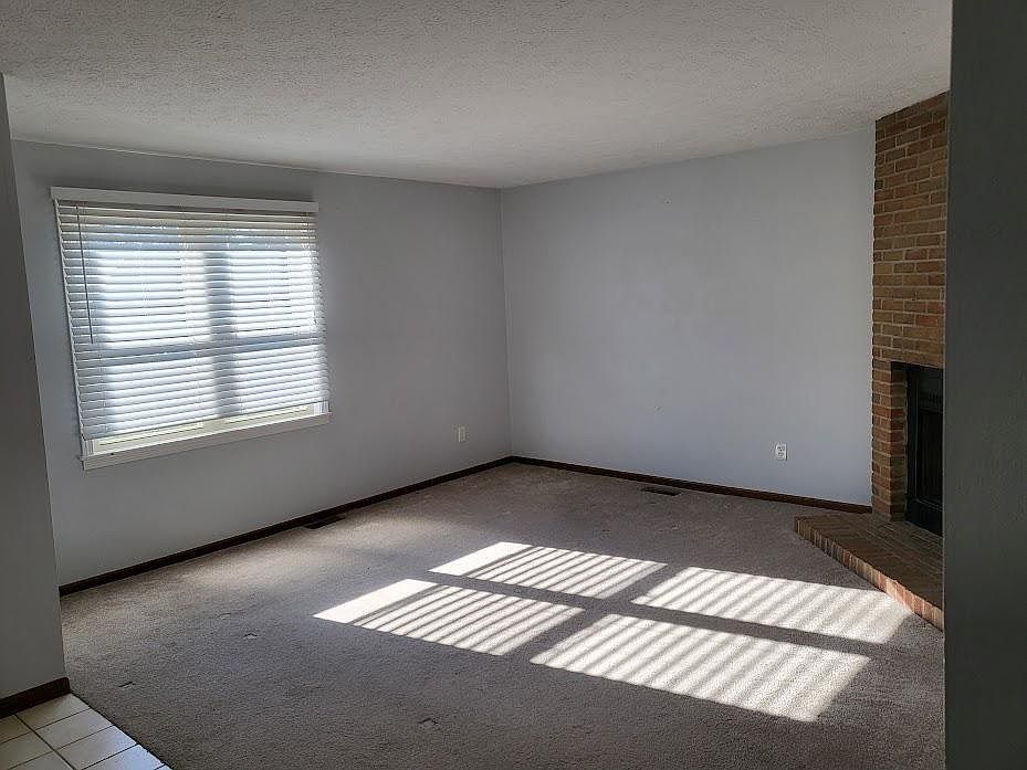 Front living area with Fireplace