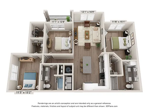 Floor plan C1
