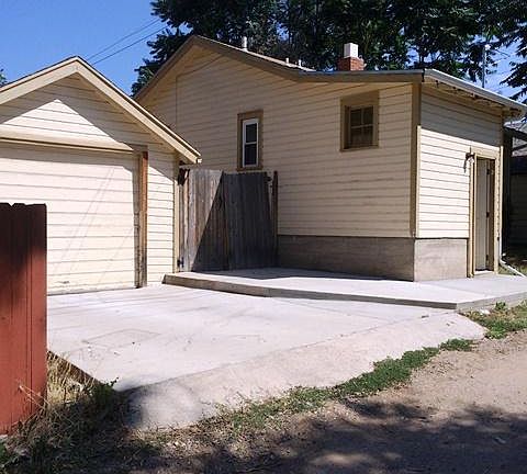 Alley View of Home and Garage