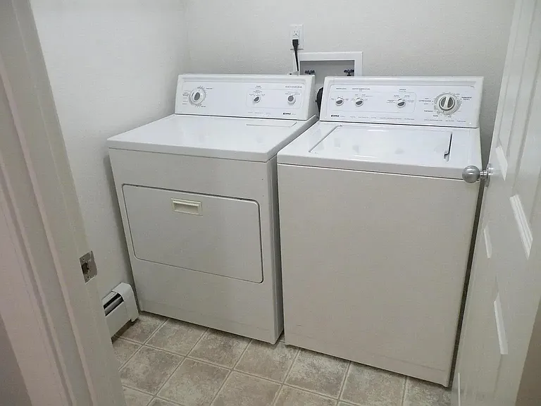 New washer and dryer