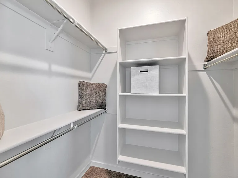 Spacious Closet Storage