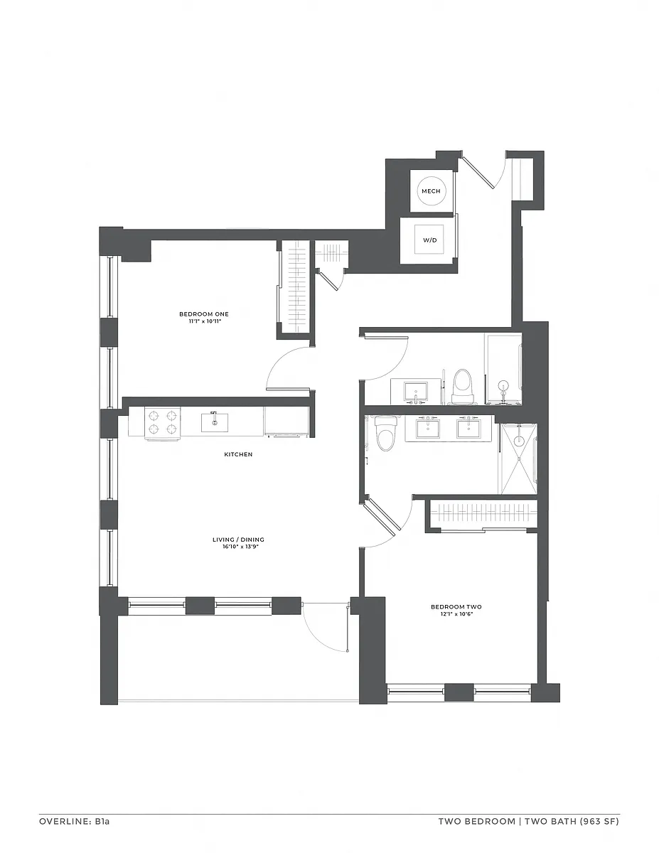 Floor plan B1a