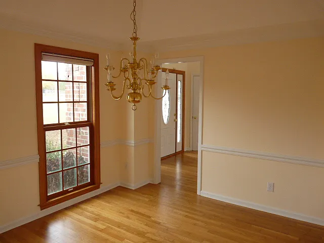 Formal dining room.