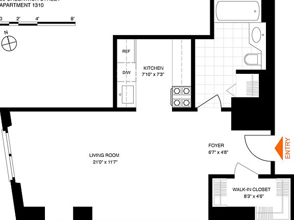 2nd image of 88 Greenwich St APT 1310