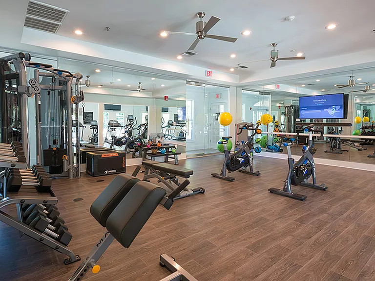 Fully-equipped fitness center