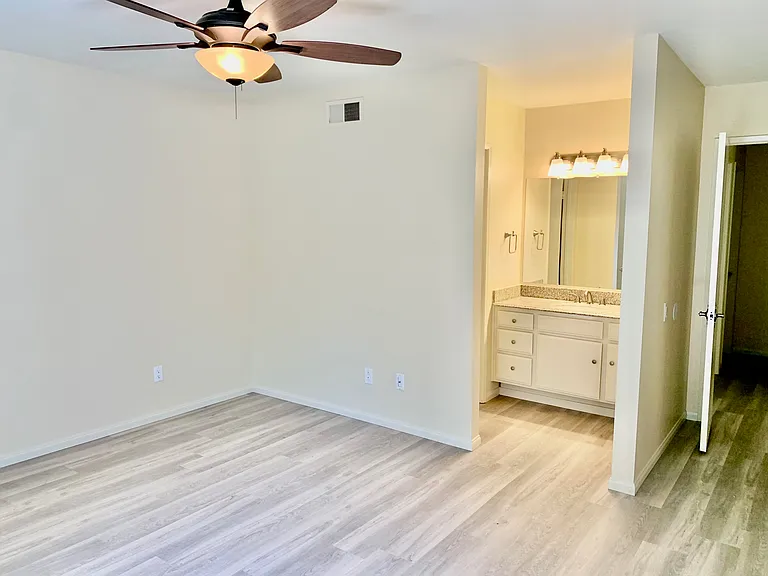Main bedroom and vanity