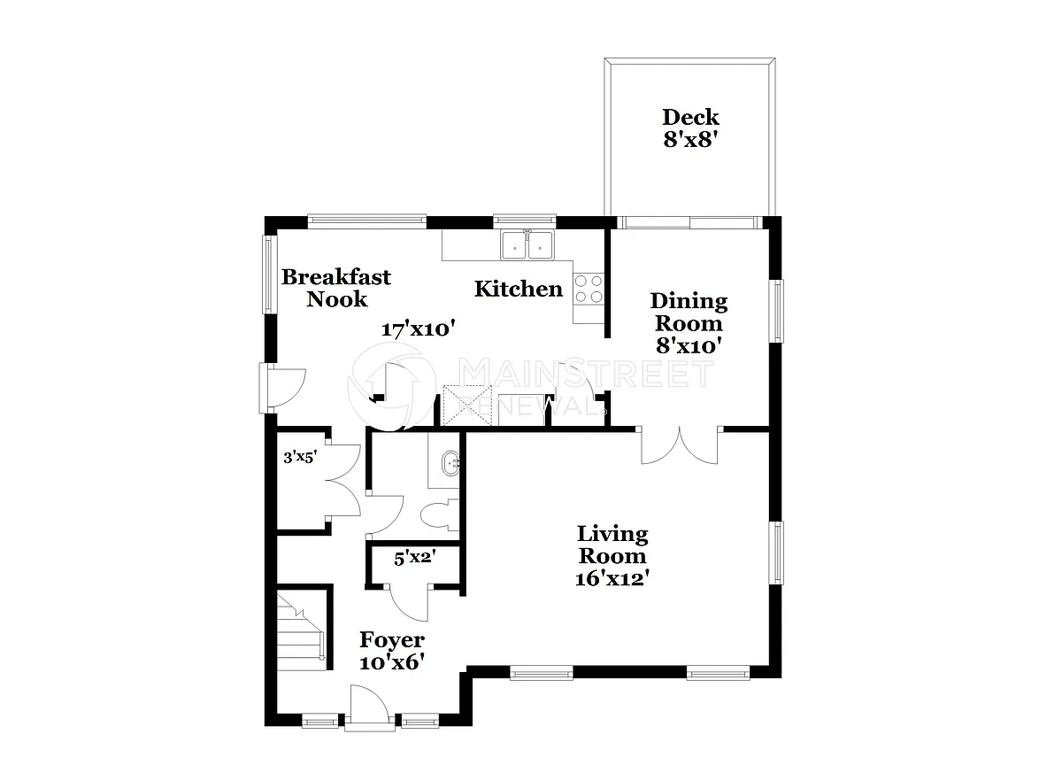 Floor Plan - 3406 Pondridge Ct
