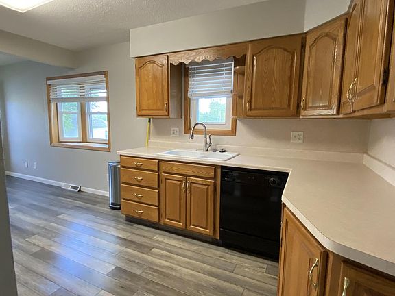 Updated counters give you plenty of space to prepare a home cooked meal. 