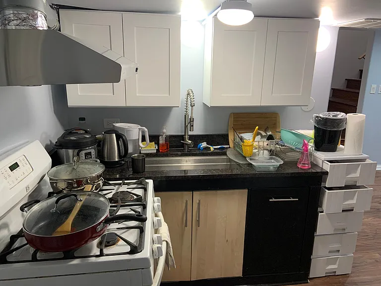 close view of the kitchen