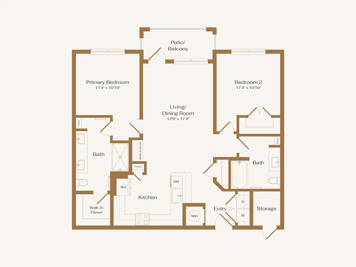 Floor plan The Steward