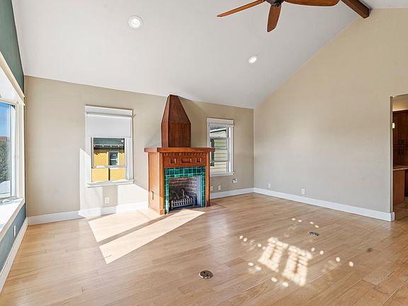 Fireplace in living room