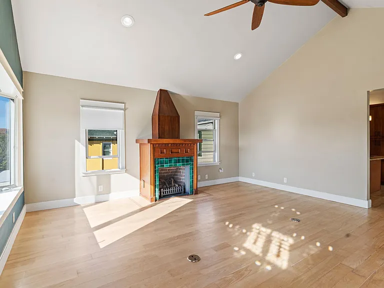 Fireplace in living room