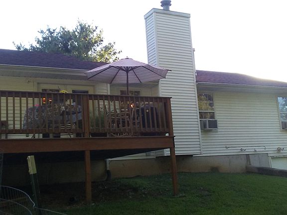 Private back side of house