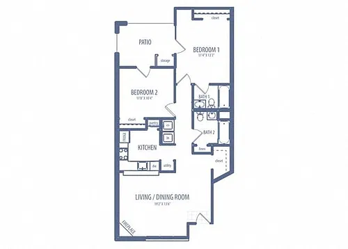 Floor plan B1