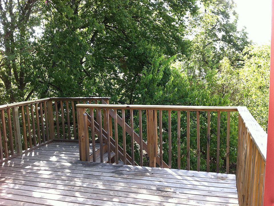 Deck at entrance