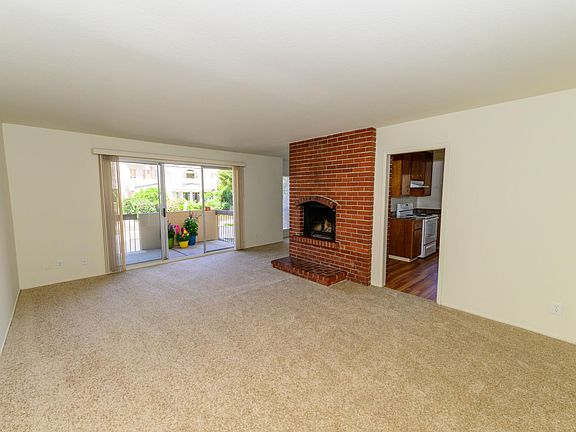 Living room facing balcony