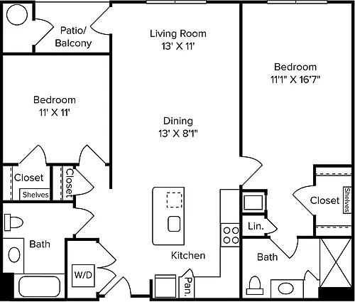 Floor plan B8