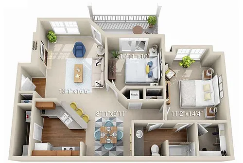 Floor plan BA1