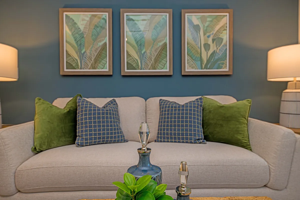 Living room decor - The Collins Apartment Homes