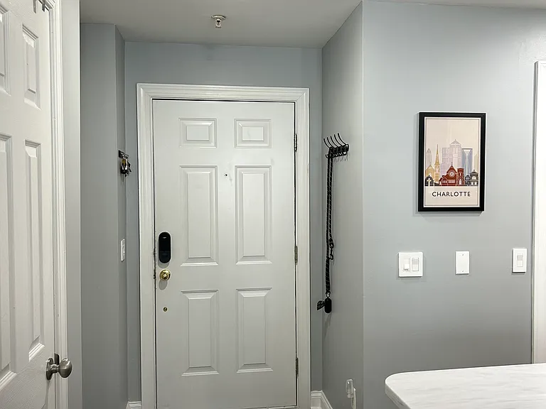 entrance hall with bedroom entrance to the left