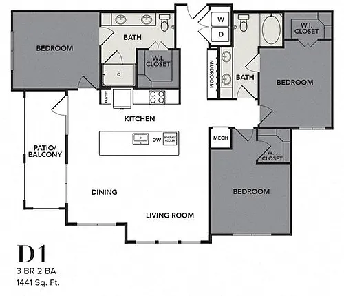 Floor plan D1