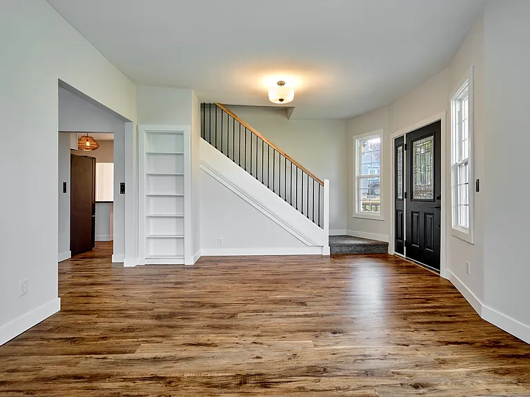 Entrance and Stairway to Second
