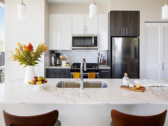 Fully-Equipped Kitchens with Stainless Steel Appliances