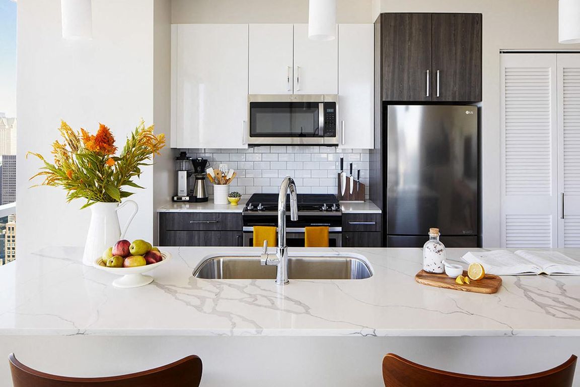 Fully-Equipped Kitchens with Stainless Steel Appliances