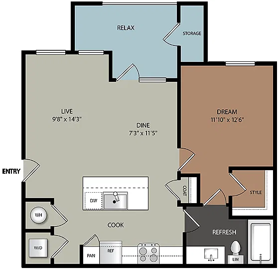 Floor plan A1A