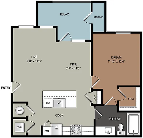 Floor plan A1A