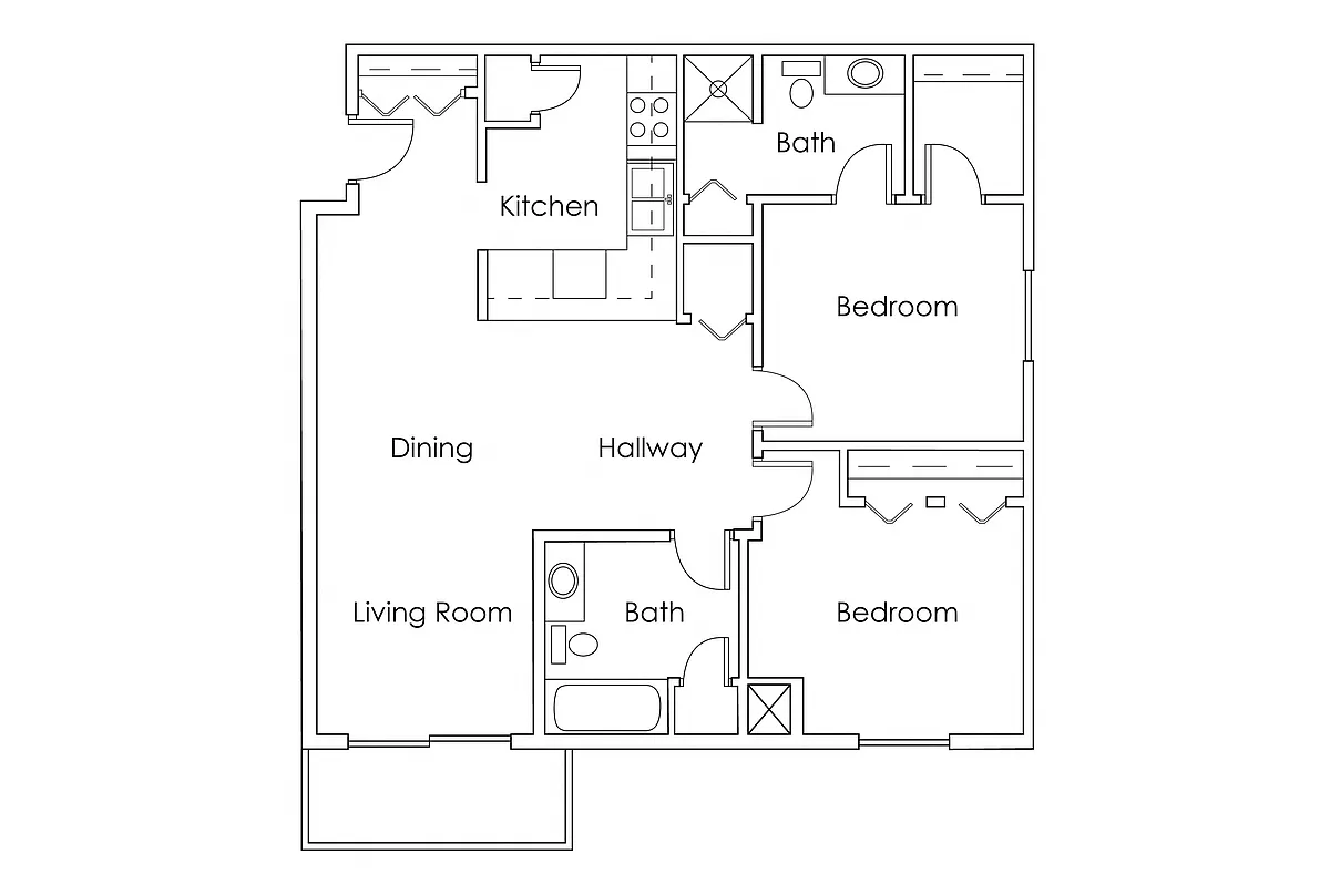 Floor plan B2