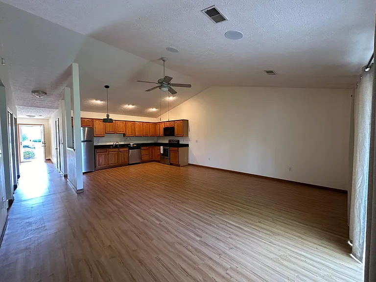 Open concept Kitchen and Living Room