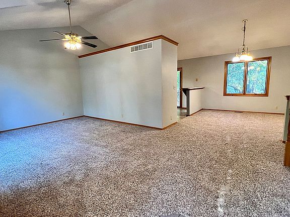 Entry, open living/dining