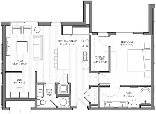 Floor plan Dream Lake