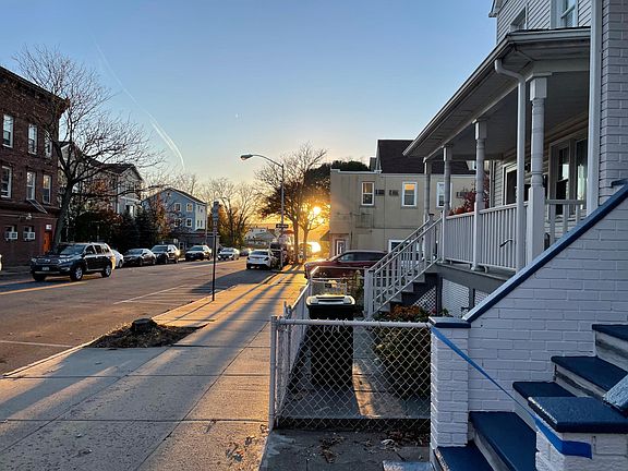 Street front porch view to Hudson Riverfront