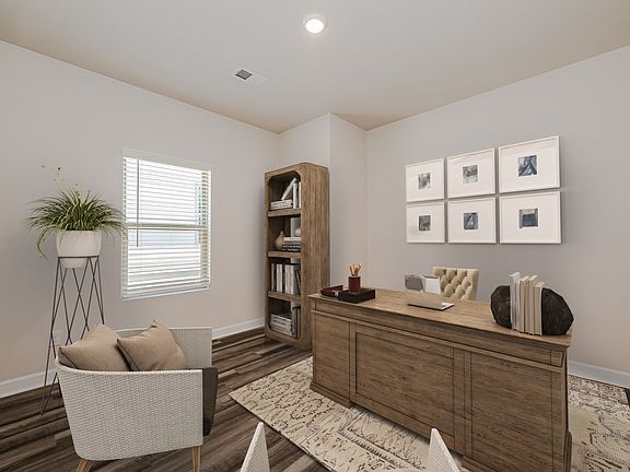 Newport floorplan as shown at Larkhaven Hills.