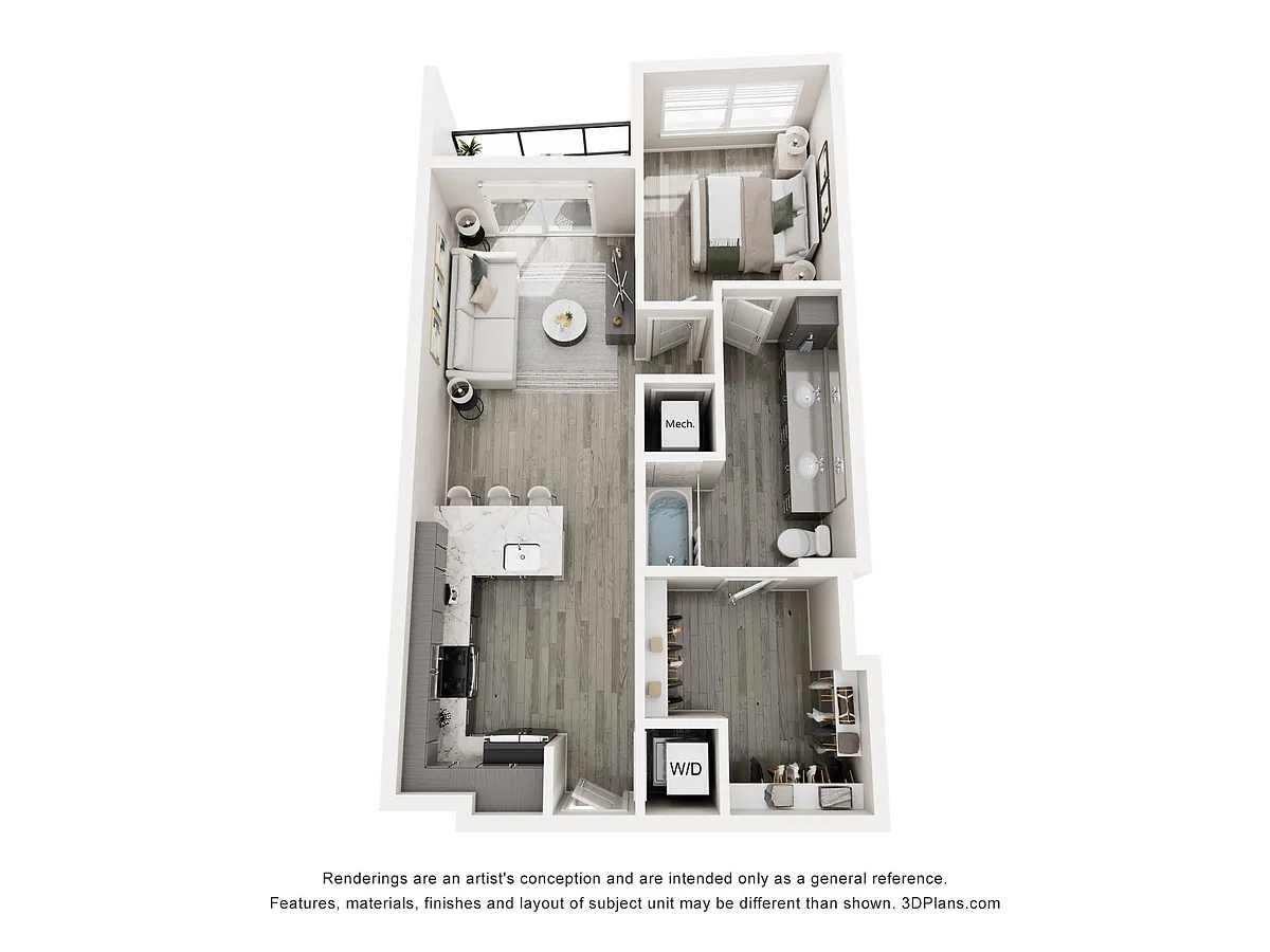 Floor plan The Haskell