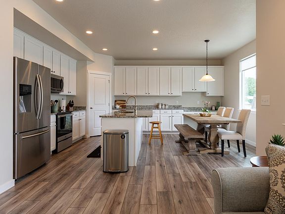 Kitchen and living room