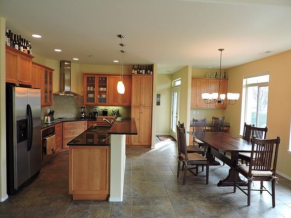 kitchen and dining room
